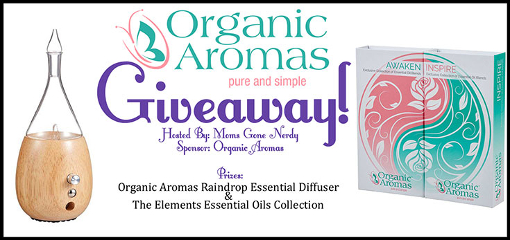 Organic Aromas Raindrop Essential Diffuser Giveaway