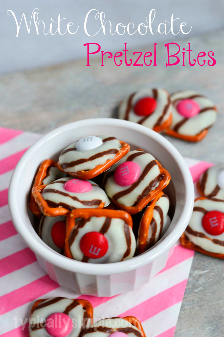 White Chocolate Pretzel Bites