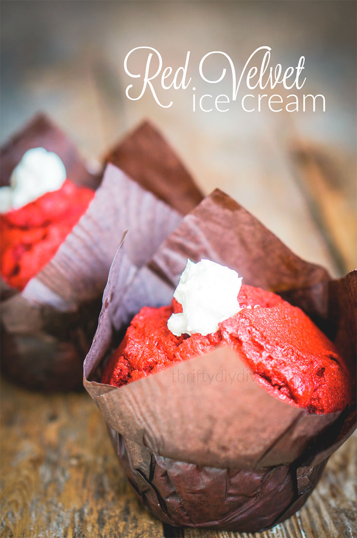 No Churn Red Velvet Ice Cream