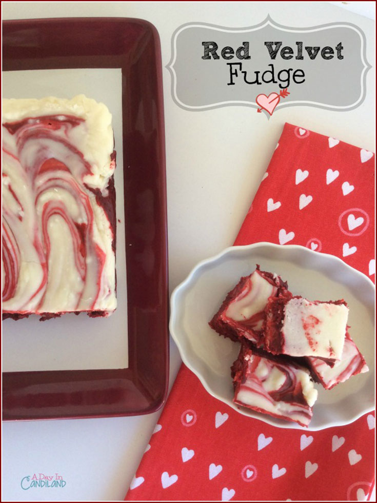 Red Velvet Fudge