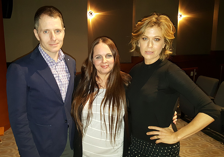 The Catch Executive Producer Allan Heinburg and Sonya Walger with Lifestyle Blogger Stefani Tolson