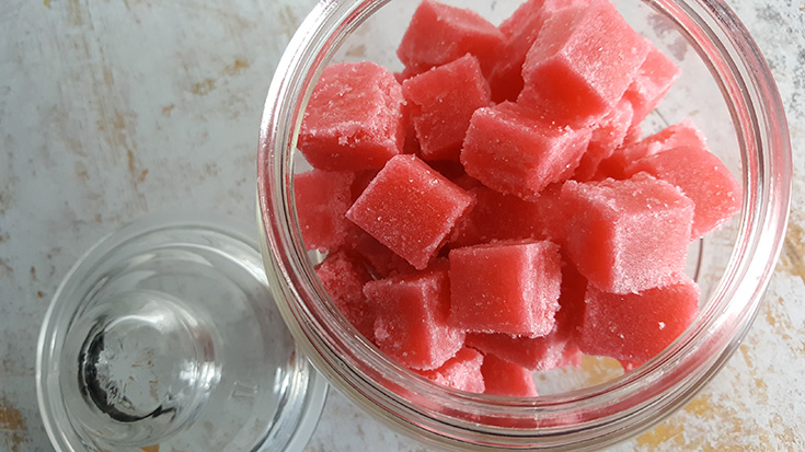 DIY Sugar Scrub Cubes