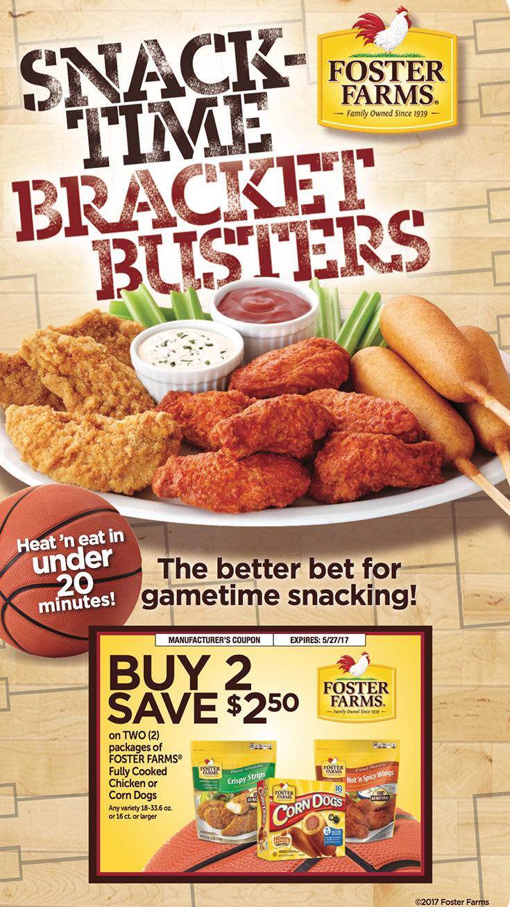 Foster Farms Snack Time Bracket Busters