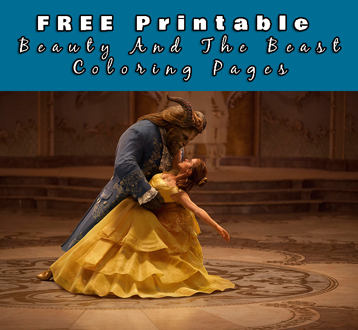 Free Printable Beauty And The Beast Coloring Pages