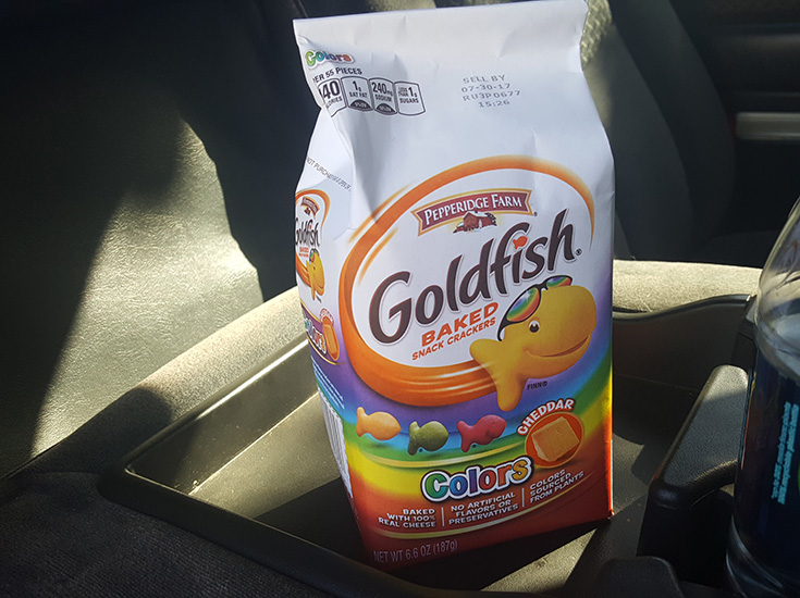 Goldfish Crackers on the go