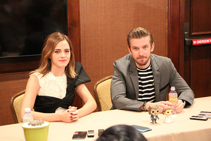 Exclusive Beauty And the Beast Interview With Emma Watson & Dan Stevens 