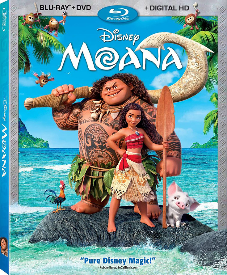 Moana on Bluray (available on Digital HD on 2/21 and Blu-ray on 3/7)