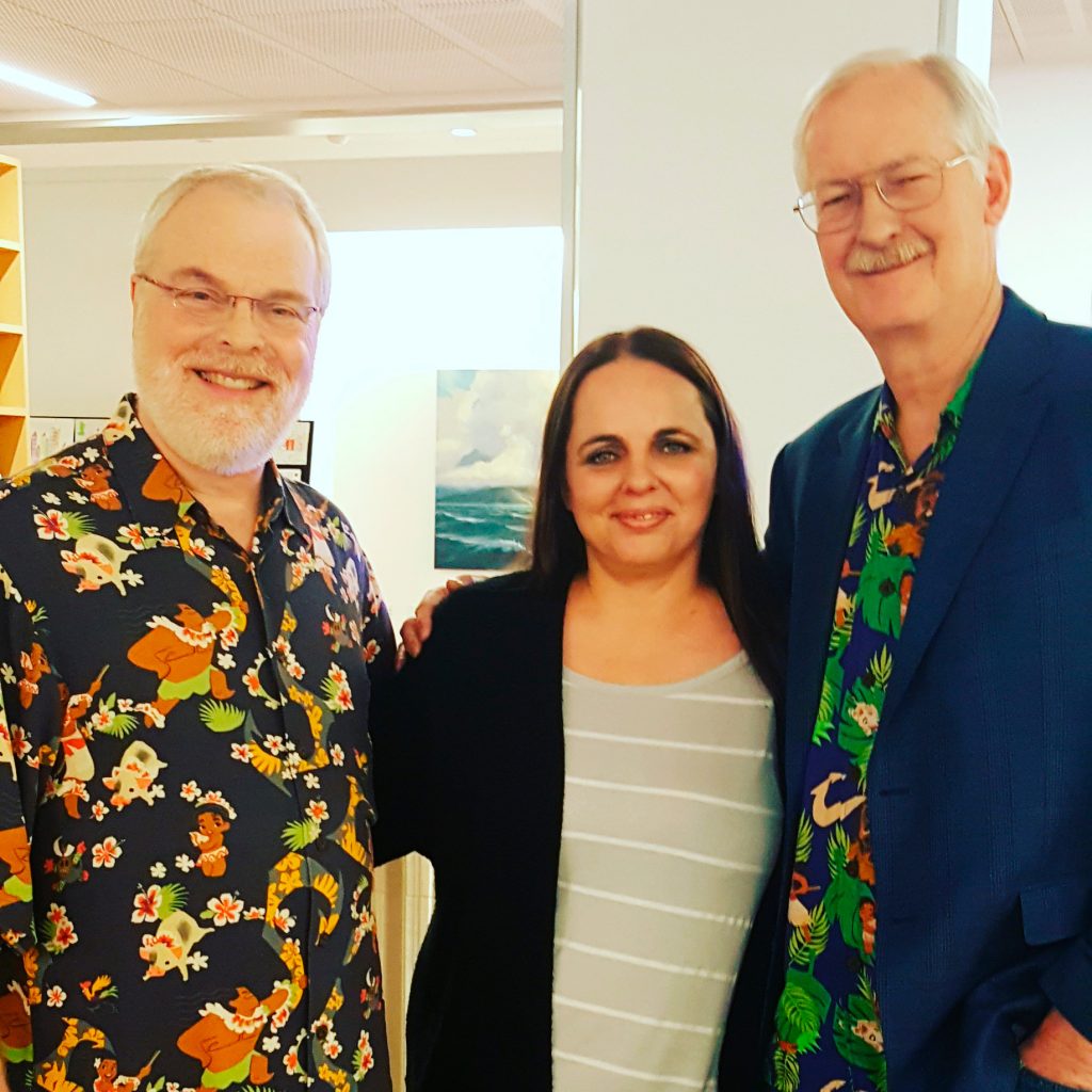 Moana Directors Ron Clements + John Musker + Stefani Tolson