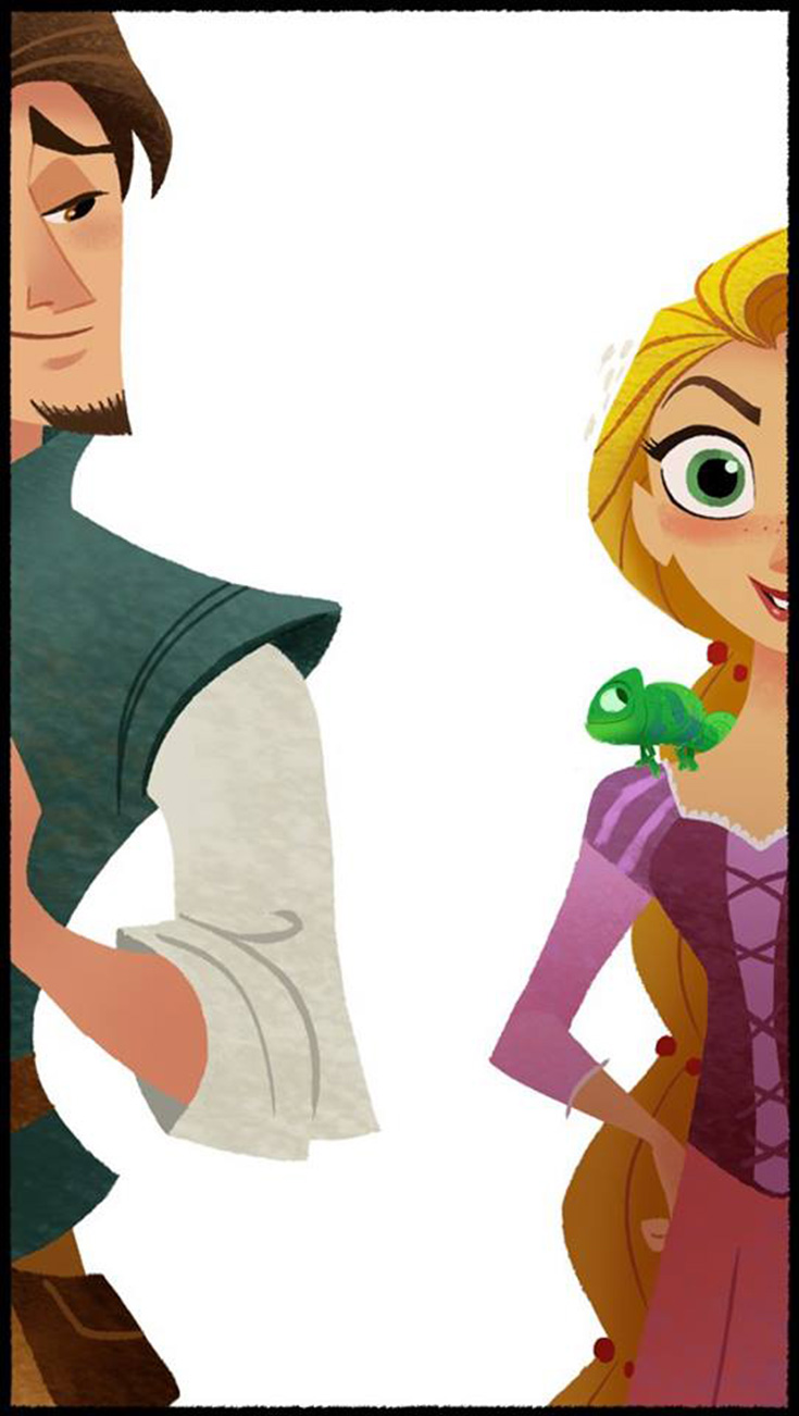 Tangled The Series Rapunzel and Eugune