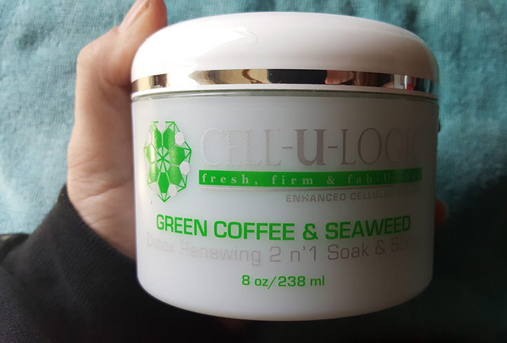 Cell-U-Logic Green Coffee & Seaweed Soak & Scrub