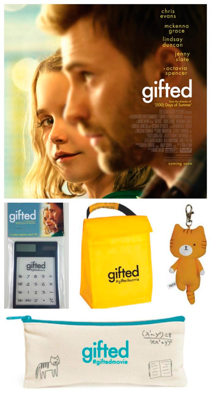 Chris Evans - Gifted Movie Swag Giveaway