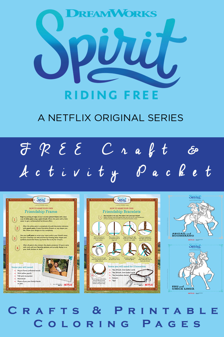 Spirit Riding Free Craft & Activity Packet
