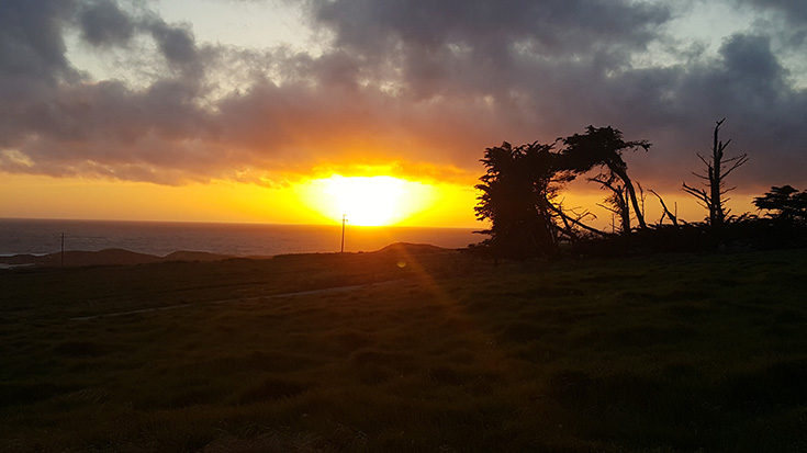 Sunset at Big Sur