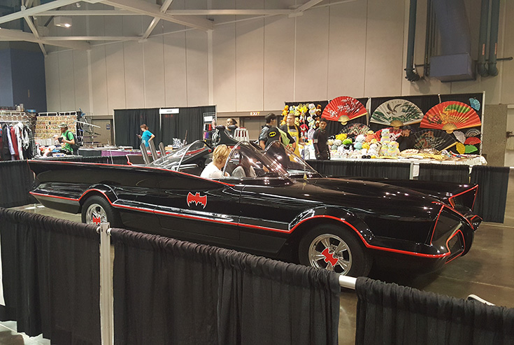 Batmobile Wizard World Comic Con