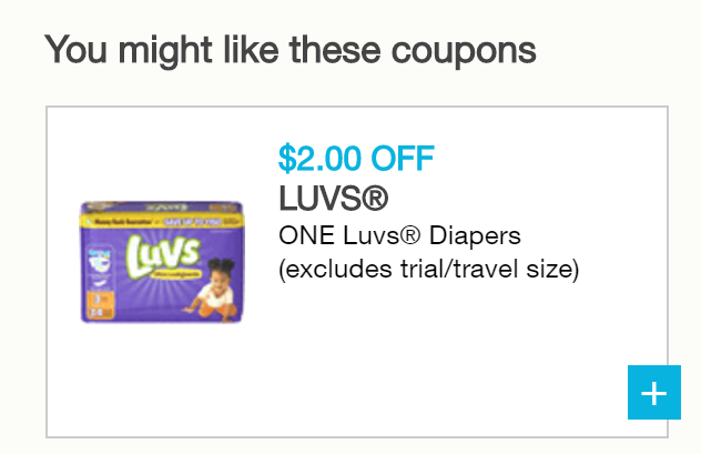 Luvs Diapers Printable Coupon