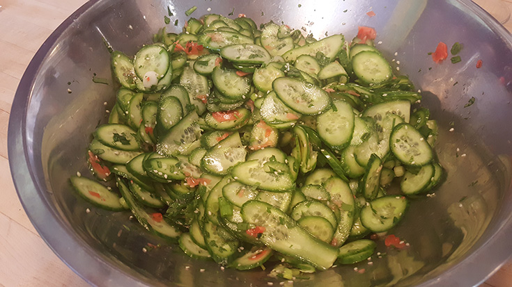 Asian Cucumber Salad 