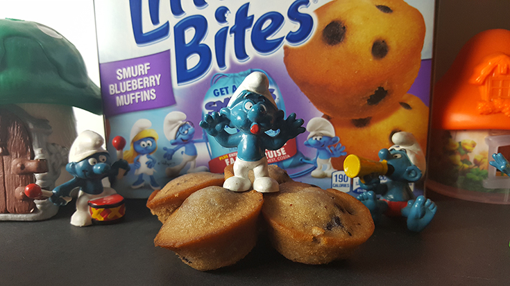 Entennman's Little Bites Smurf Blueberry Muffins