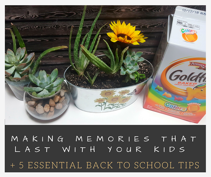 Making Memories That Last With Your Kids + 5 Essential Back To School Tips For Parents #GoldFishMoments