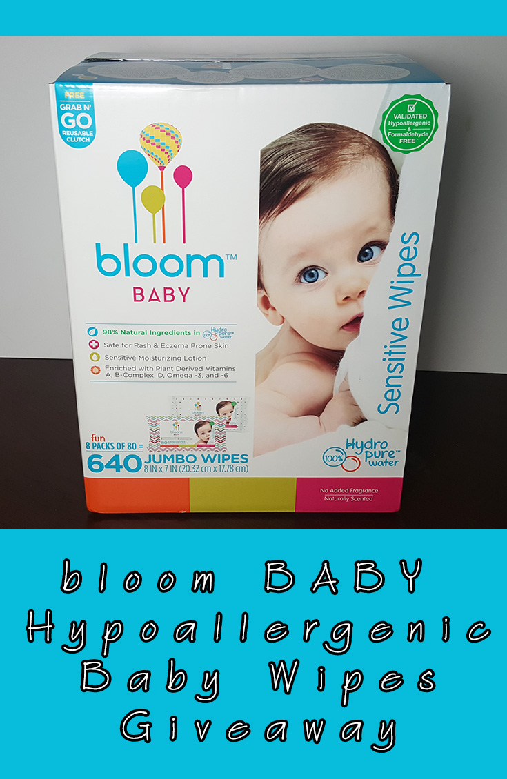 bloom BABY Hypoallergenic Baby Wipes Giveaway