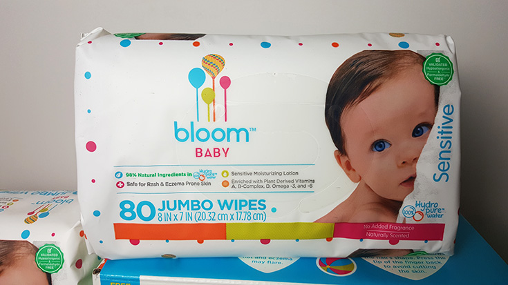 bloom BABY Hypoallergenic Baby Wipes