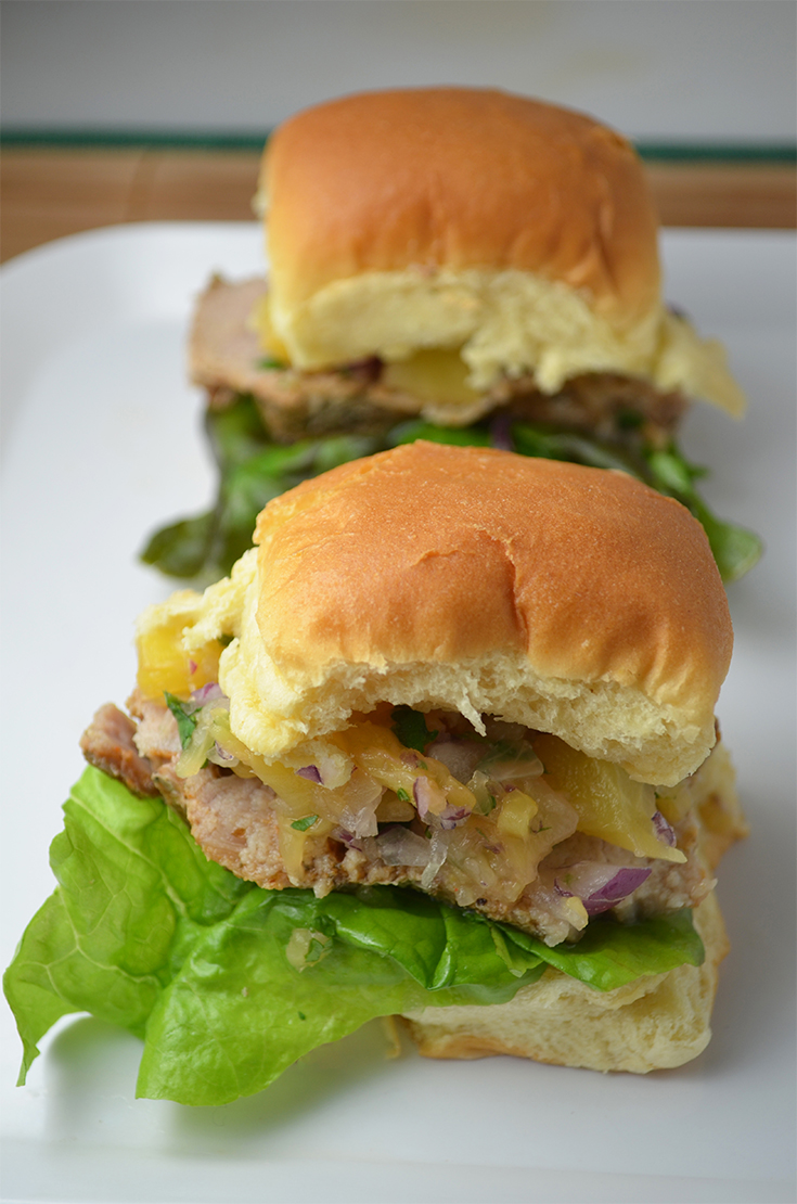 Pork Sliders With Pineapple Salsa Recipe