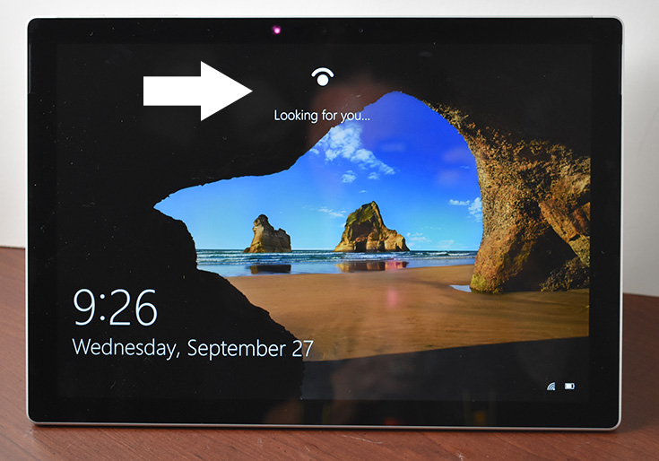 Microsoft Surface Pro - Windows Hello Facial Recognition