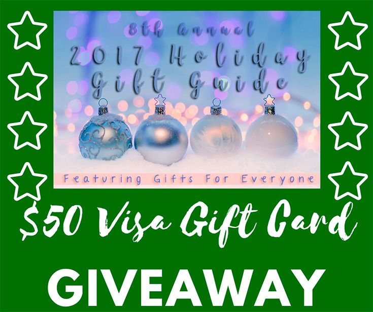 2017 Holiday Gift Guide + $50 Visa Gift Card Giveaway