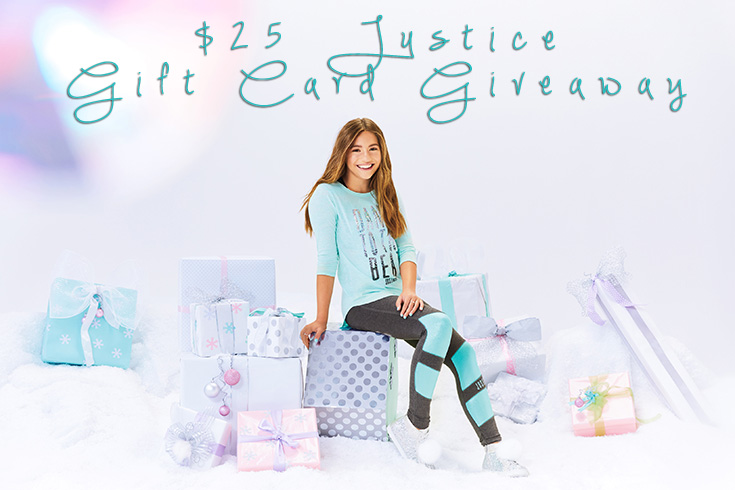 $25 Justice Gift Card Giveaway