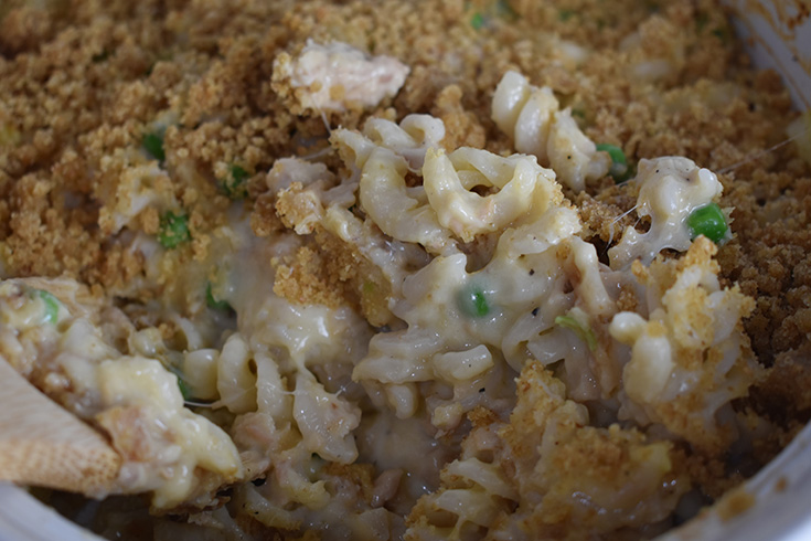 Creamy, Crunchy & Cheesy Tuna Noodle Casserole