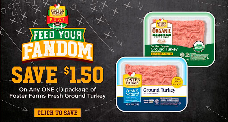 Foster Farms Feed Your Fandom - Save $1.50