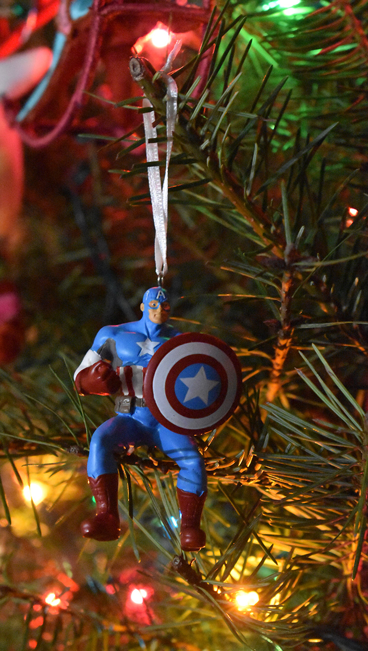 Personalized Captain America Ornament