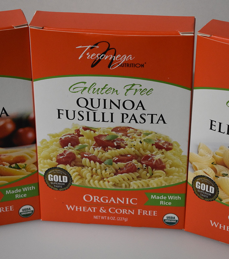 Tresomega Nutrition Quinoa Fusilli Pasta