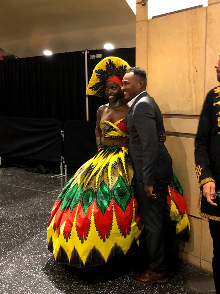 Janeshia Adams-Ginyard - Marvel's Black Panther World Premiere - Dolby Theatre