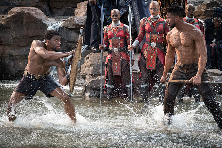 Black Panther - Erik Killmonger - fight scene