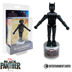 Black Panther Wooden Push Puppet