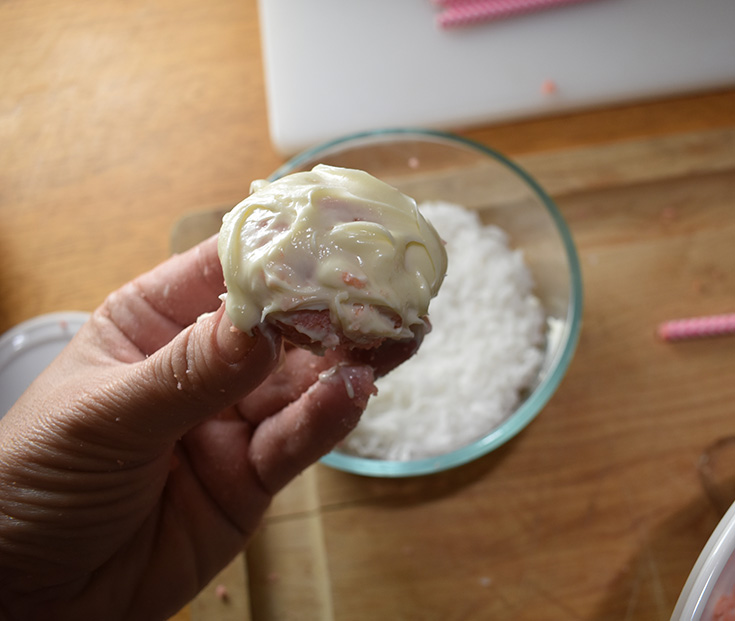 Cake Ball With Frosting