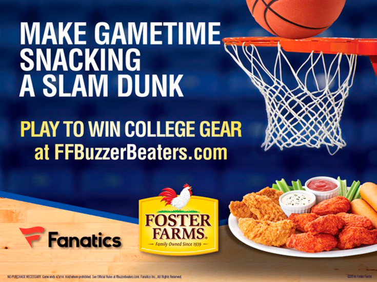 Foster Farms Buzzer Beaters