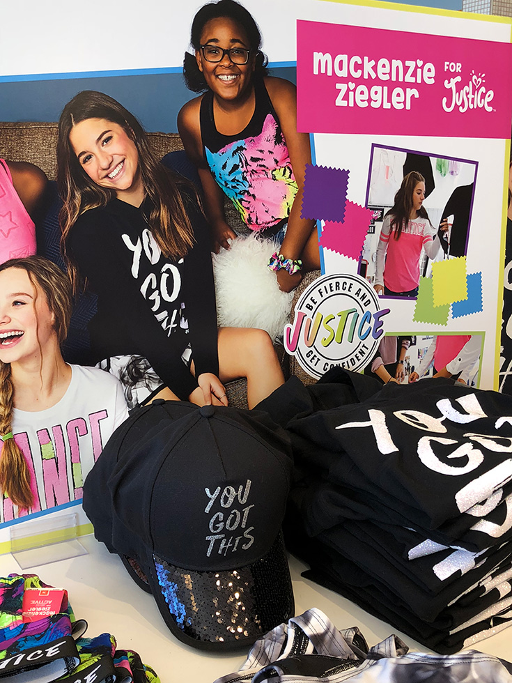 Mackenzie Ziegler's New Bold, Bright & Sparkly Line At Justice