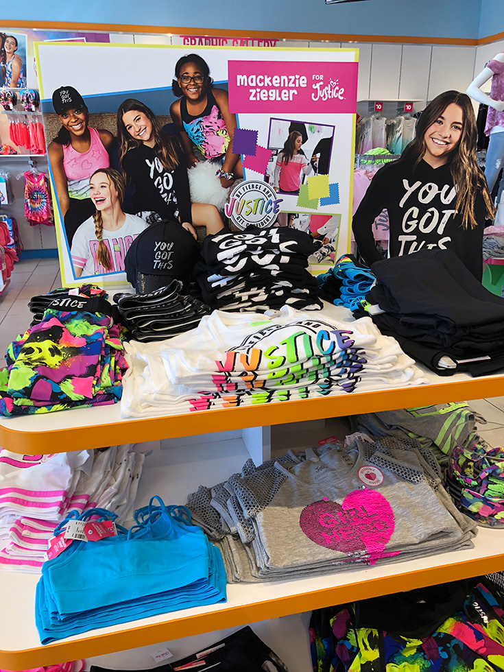 Mackenzie Ziegler's New Bold, Bright & Sparkly Line At Justice