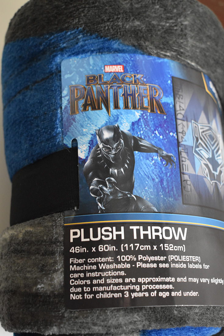 Black Panther Plush Throw Blanket