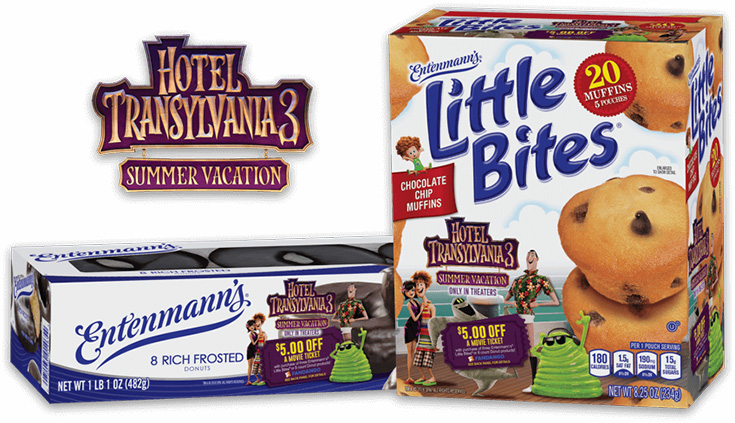 Entenmann's Little Bites & Hotel Transylvania 3: Summer Vacation Movie Promotion & Prize Pack Giveaway