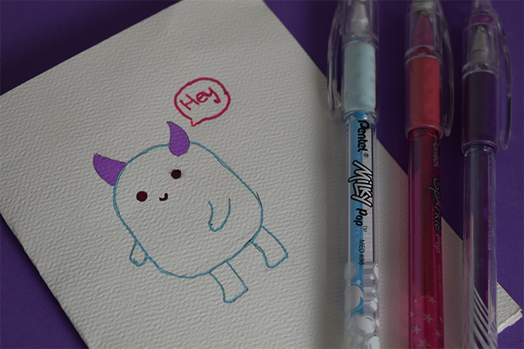 Pentel Make It Pop Pens - Milky, Solar, and Sparkle + Giveaway