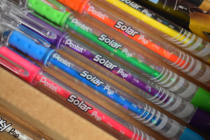 Pentel Solar Pop Gel Pens