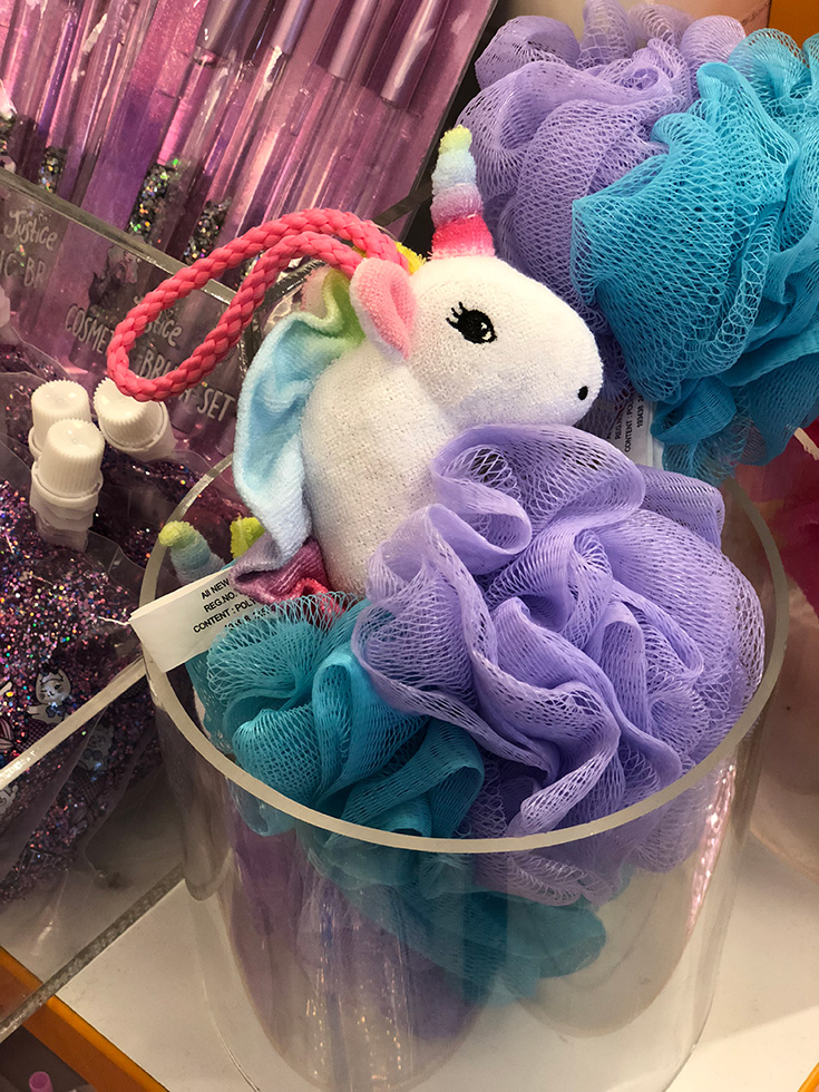 Justice Unicorn Bath Sponge