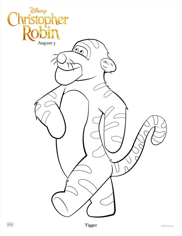 Free Printable Tigger Coloring Page