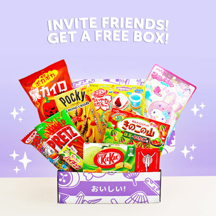 Invite friends, get FREE boxes! 