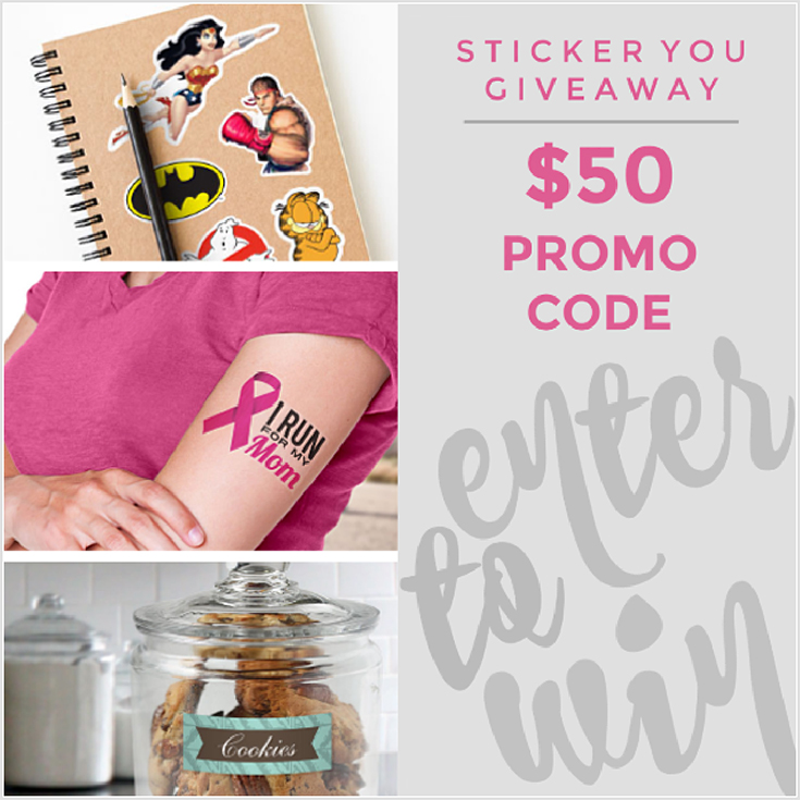 $50 Sticker You Gift Card Giveaway