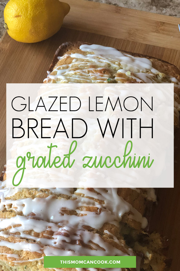 Glazed Lemon Zucchini Bread Recipe