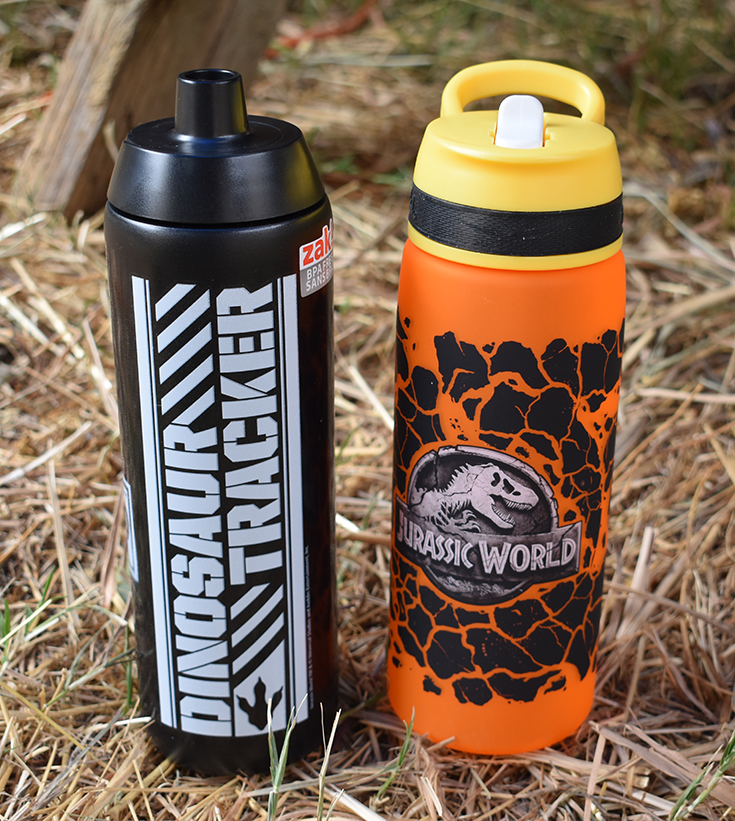 Zak Designs Jurassic World Reusable Plastic Bottles