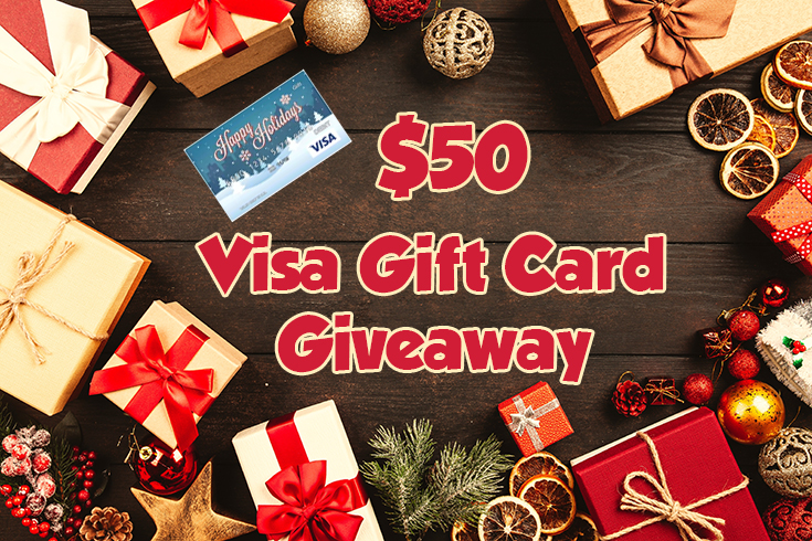 $50 Visa Gift Card Giveaway